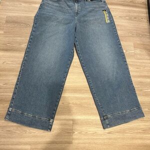 Lee Women's Legendary High Rise Trouser Jean Elevated Retro New 18W NWT